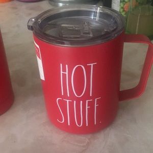 Rae Dunn “Hot Stuff” Travel Mug with Lid